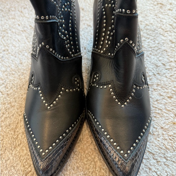 Zadig & Voltaire Cara Studded Western Booties - Picture 4 of 8